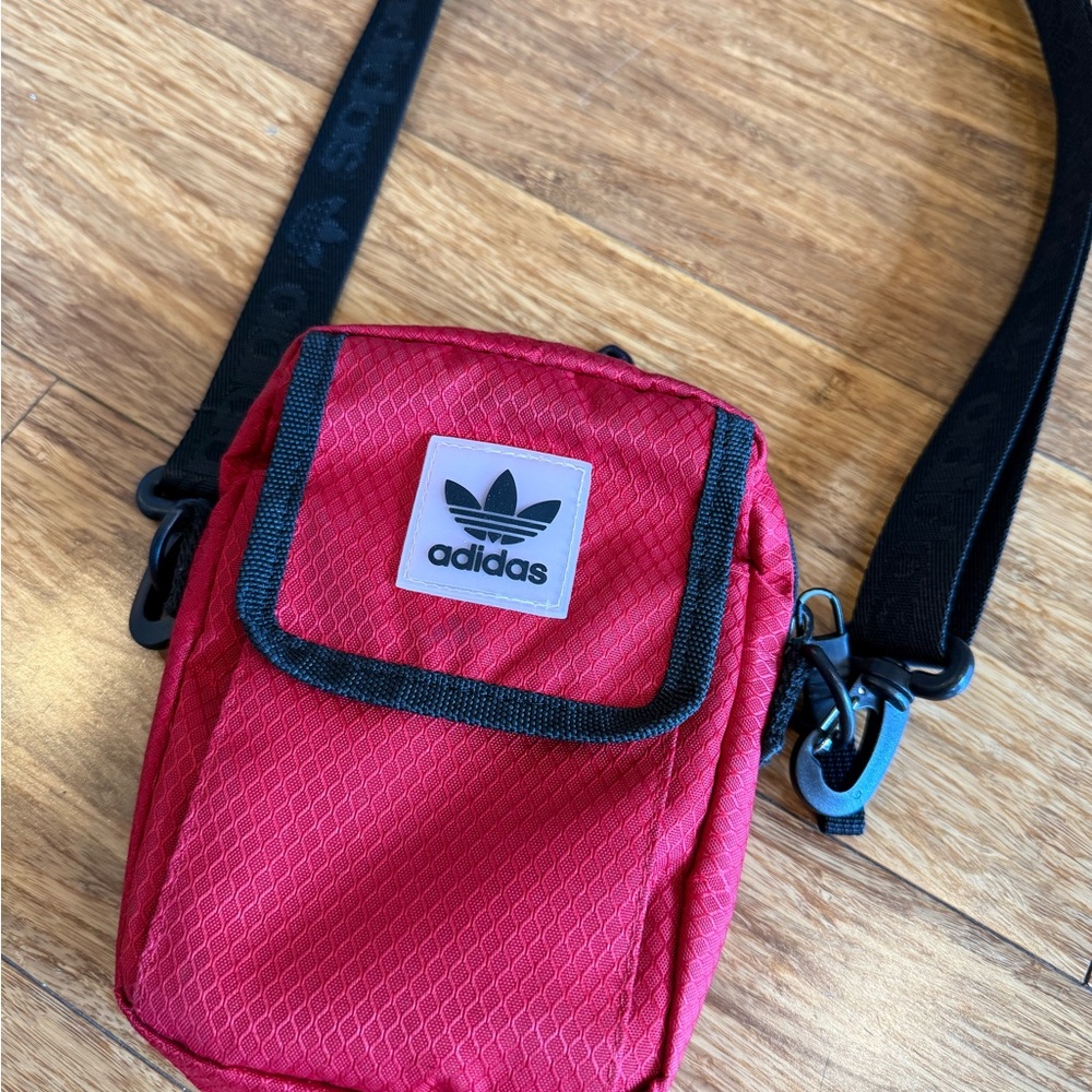 Adidas Red Belt Bag Crossbody